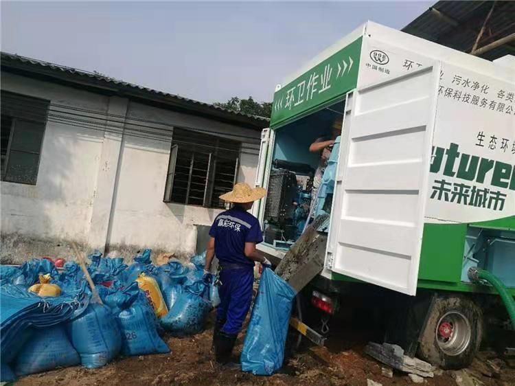 德令哈工业污泥压干处理